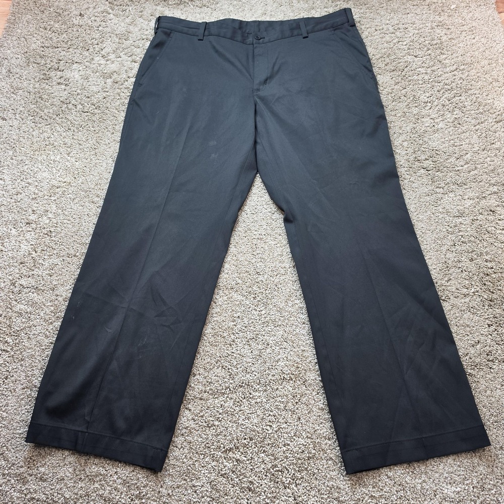 Nike Golf Pants Mens 38x30 Black Dri-Fit Outdoor Straight Pockets Golfing Adult